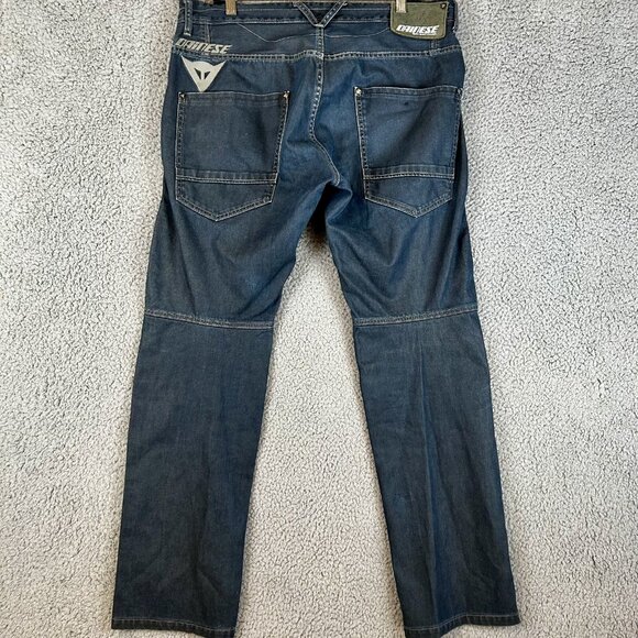 Dainese Men's Dark Blue Motorcycle Jeans 36 - Picture 2 of 11